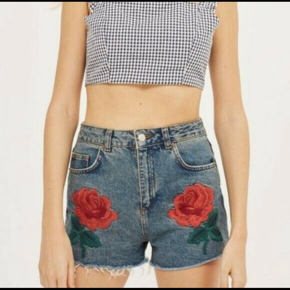Topshop Moto Mom Shorts